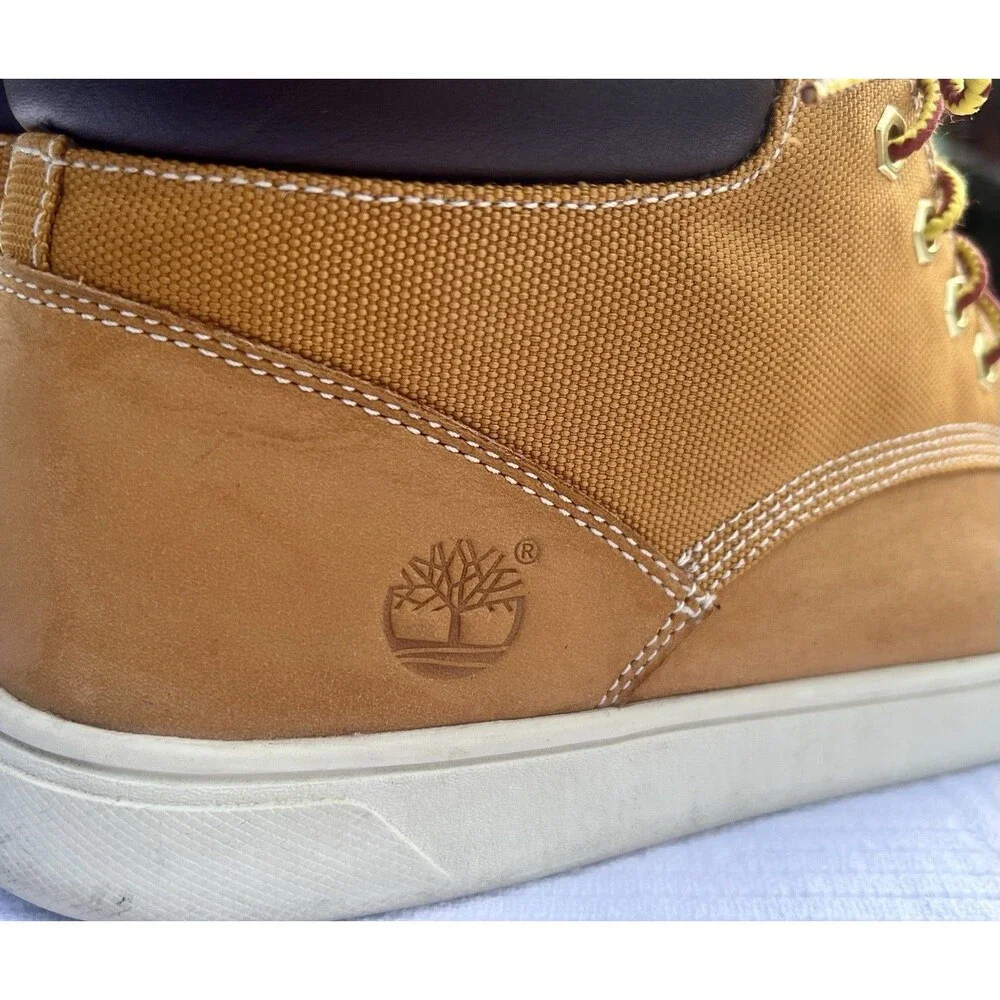 Timberland Groveton Chukka Boots Mens 10.5 Wheat Nubuck 9463B Casual Shoes